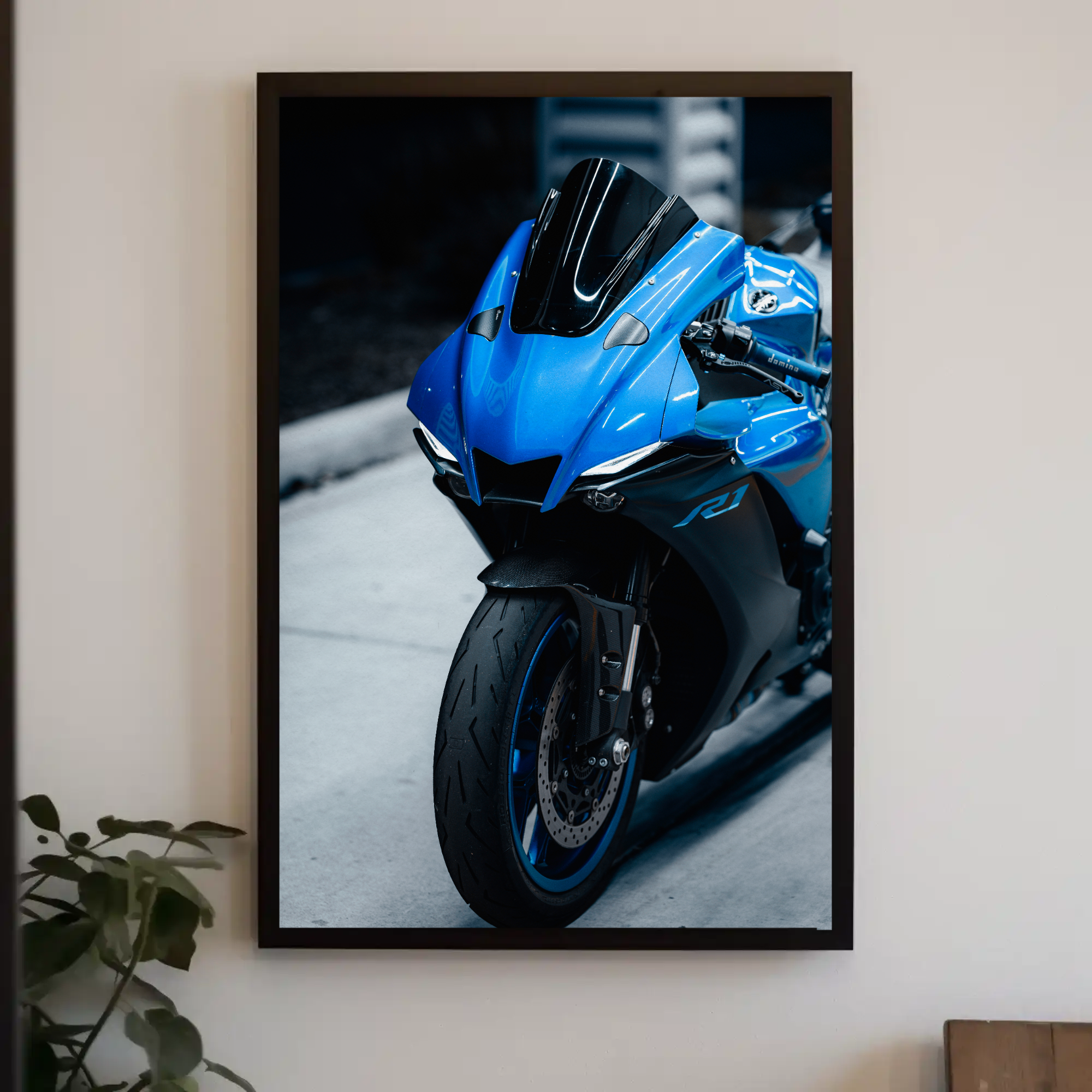 Yamaha R1 Motorcycle Poster #006 - Throttle Designs