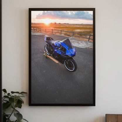 Yamaha R1 Motorcycle Poster #030 - Throttle Designs