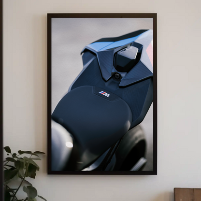 BMW M1000RR Motorcycle Poster #008 - Throttle Designs