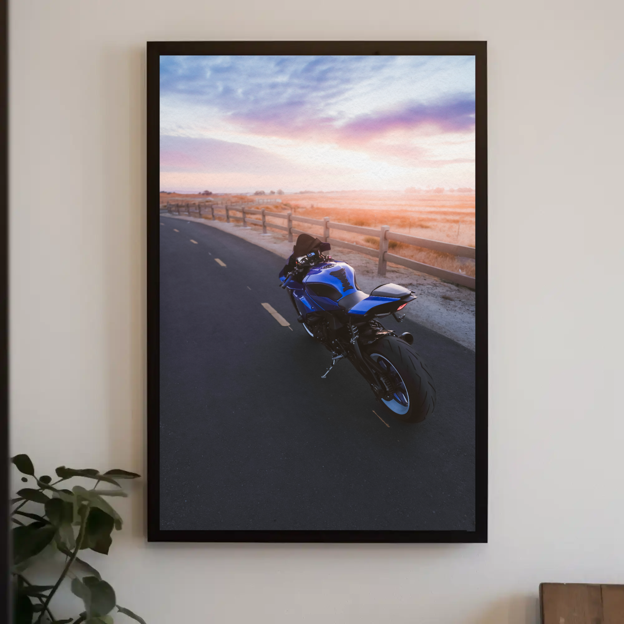 Yamaha R1 Motorcycle Poster #024 - Throttle Designs