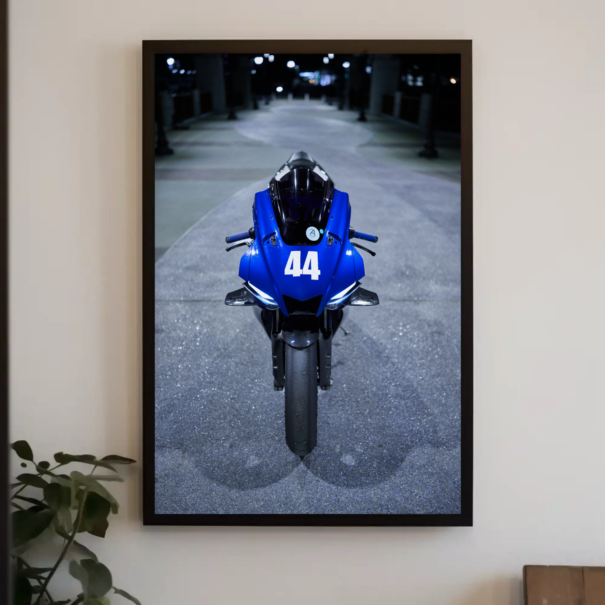 Yamaha R1 Motorcycle Poster #038 - Throttle Designs