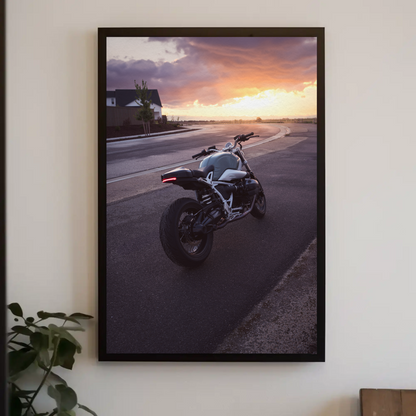 BMW R nine T Motorcycle Poster #003 - Throttle Designs