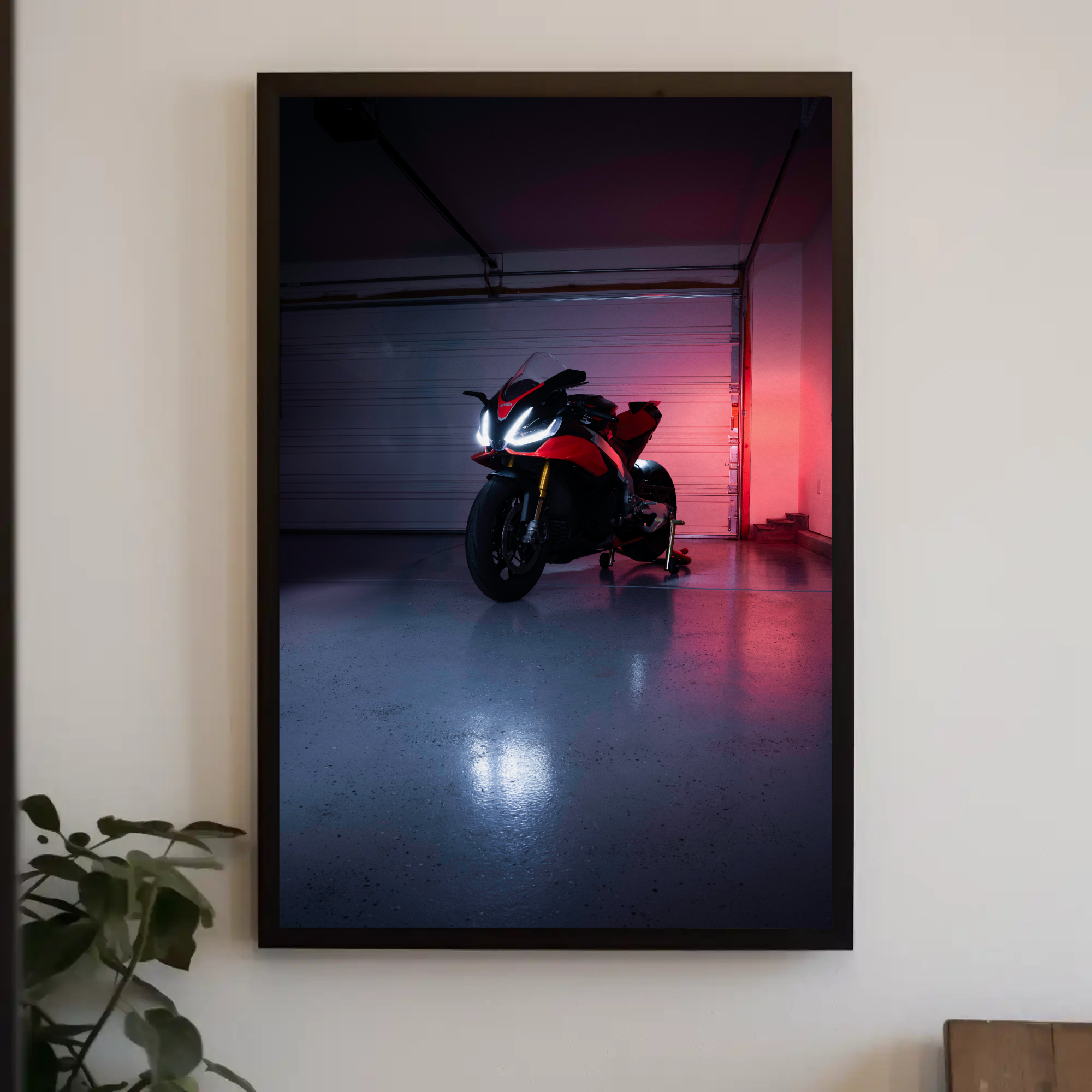 Aprilia RSV4 1100 Factory Motorcycle Poster #031 - Throttle Designs