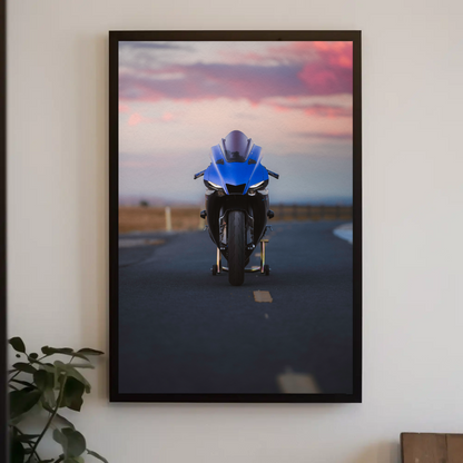 Yamaha R1 Motorcycle Poster #022 - Throttle Designs