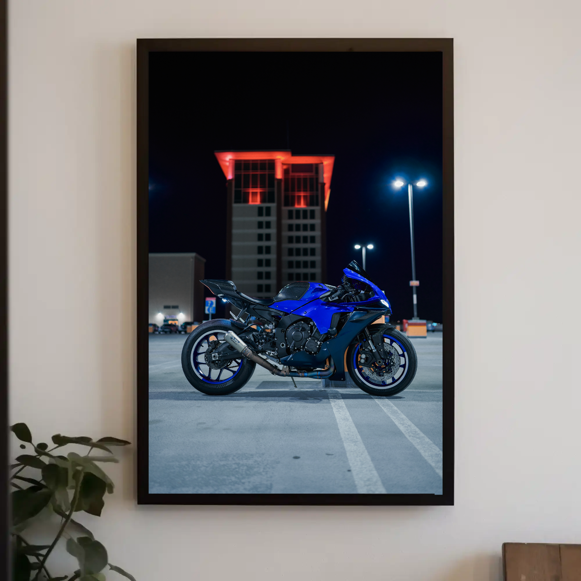 Yamaha R1 Motorcycle Poster #016 - Throttle Designs