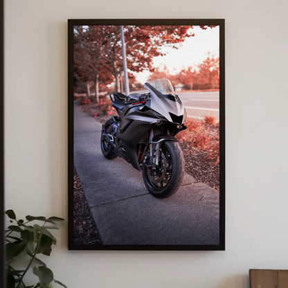 Yamaha R6 Motorcycle Poster #003 - Throttle Designs