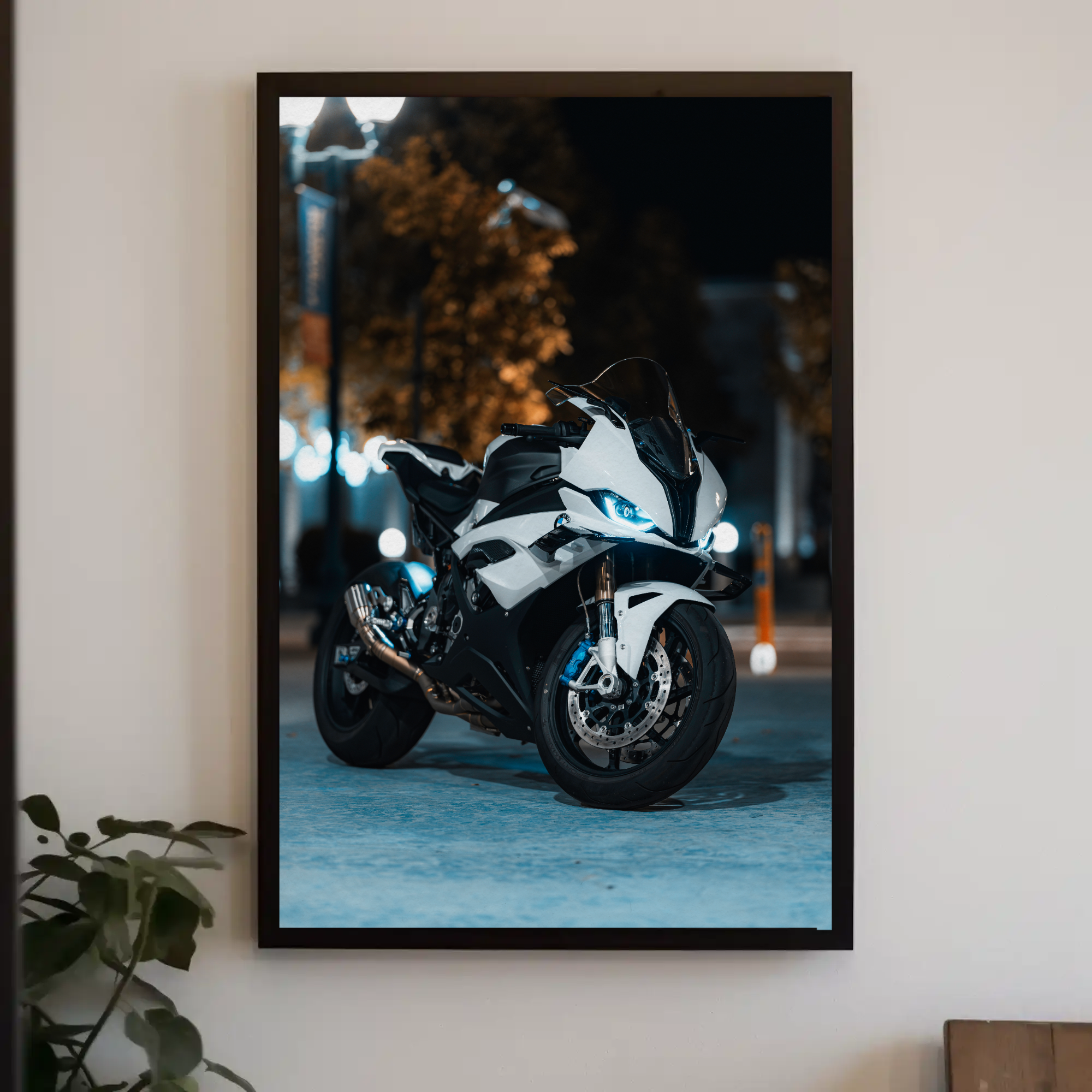 BMW S1000RR Motorcycle Poster #033 - Throttle Designs