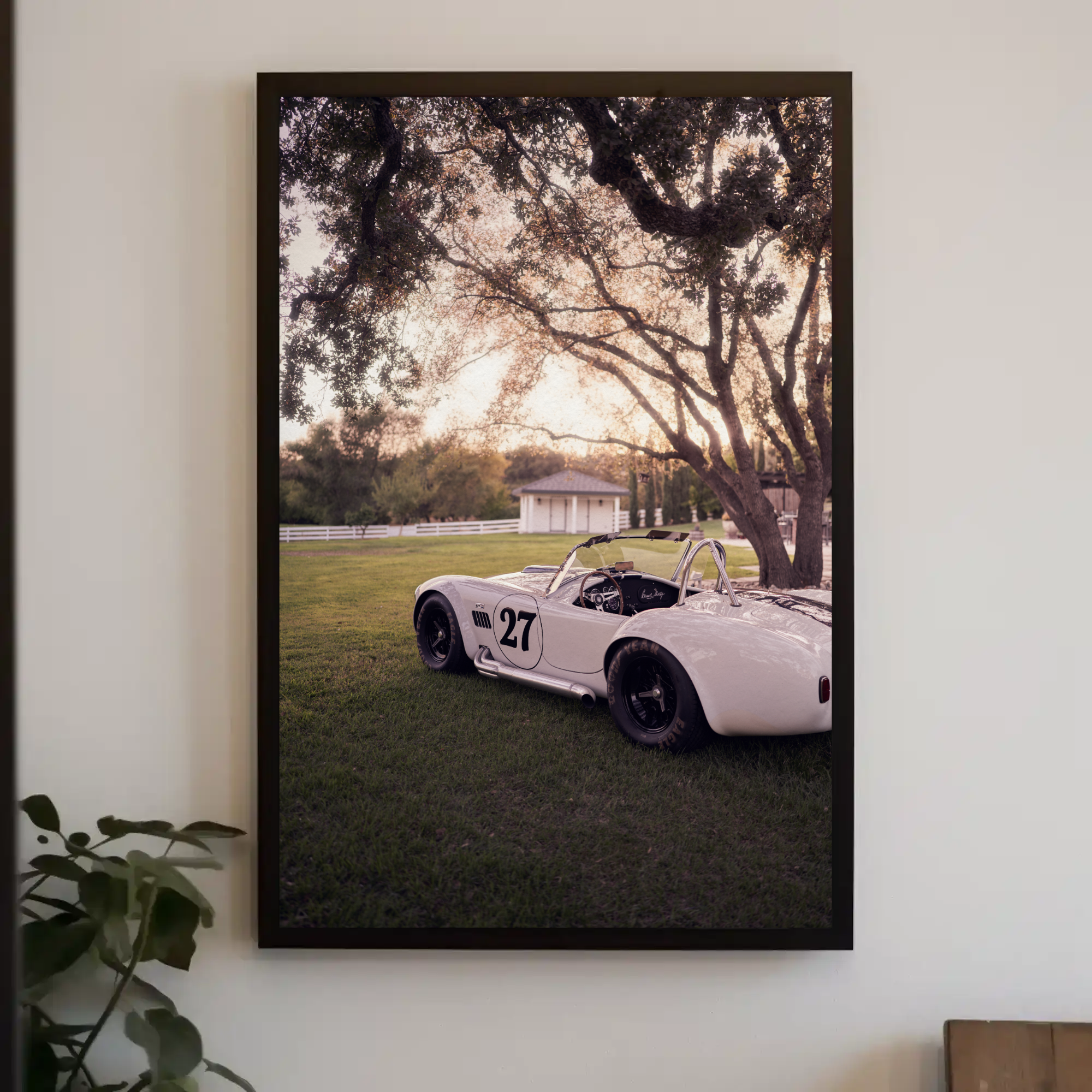 Shelby Cobra Automotive Car Poster #002 - Throttle Designs