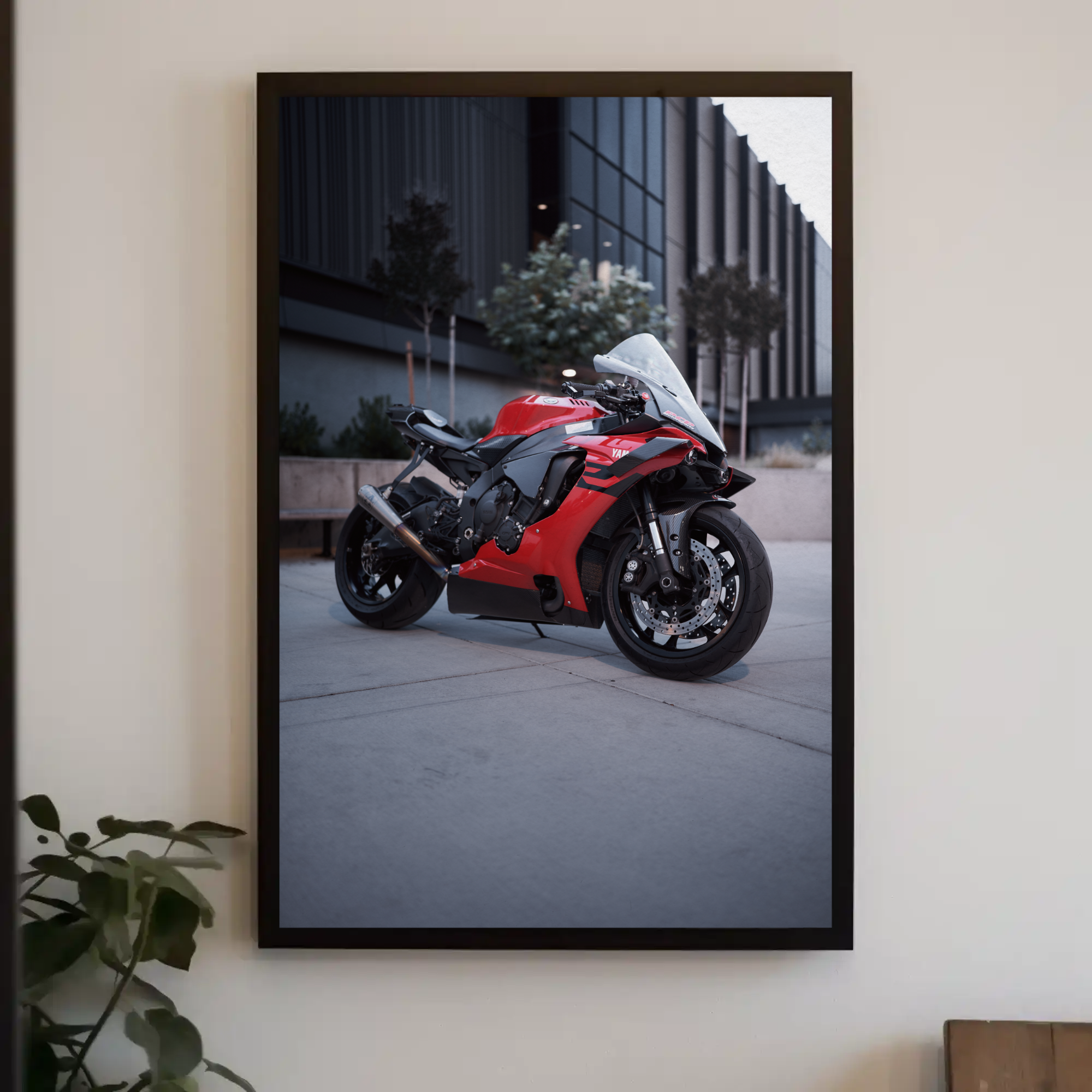 Yamaha R1 Motorcycle Poster #035 - Throttle Designs