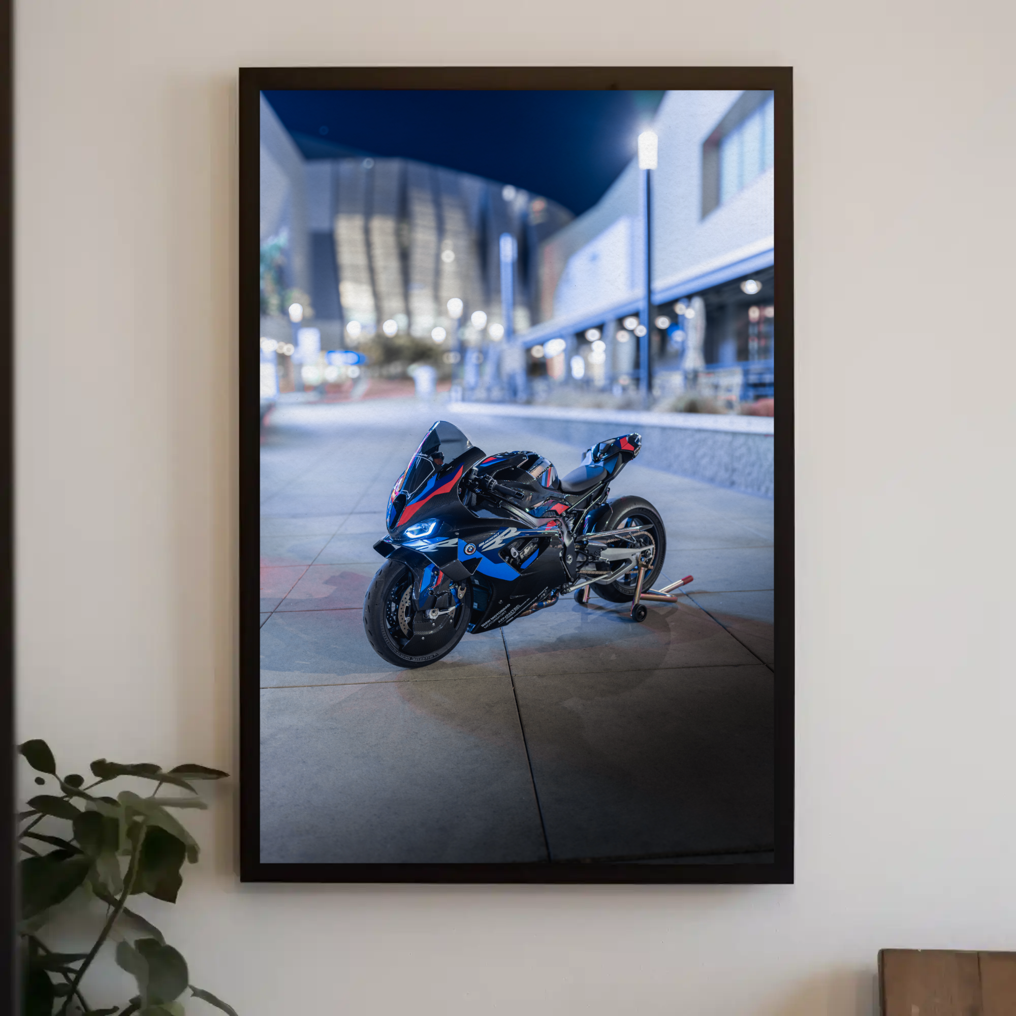 BMW M1000RR Motorcycle Wall Art #028 - Stunning Décor for Enthusiasts - Throttle Designs