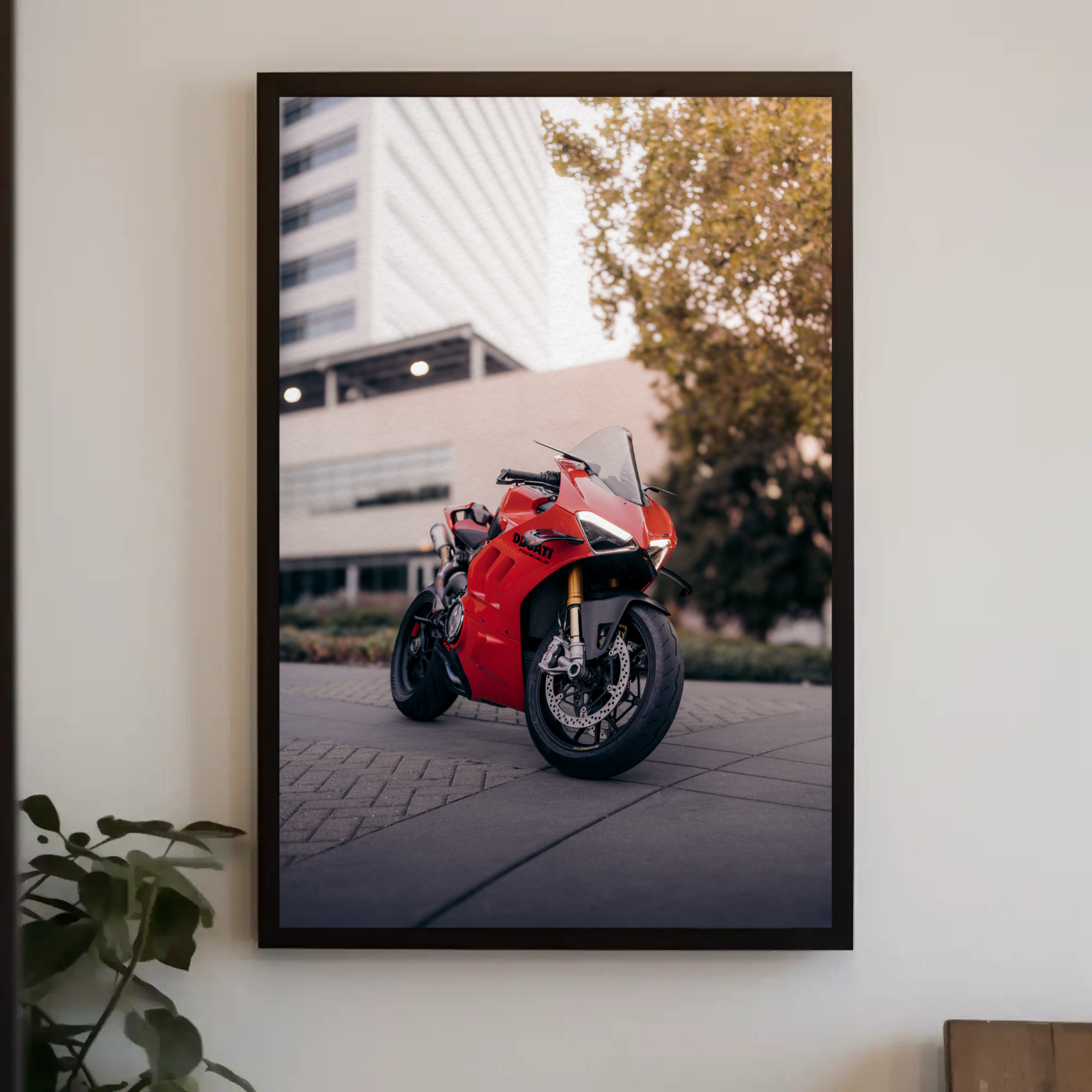 Ducati Panigale V4S Motorcycle Poster #007 - Throttle Designs