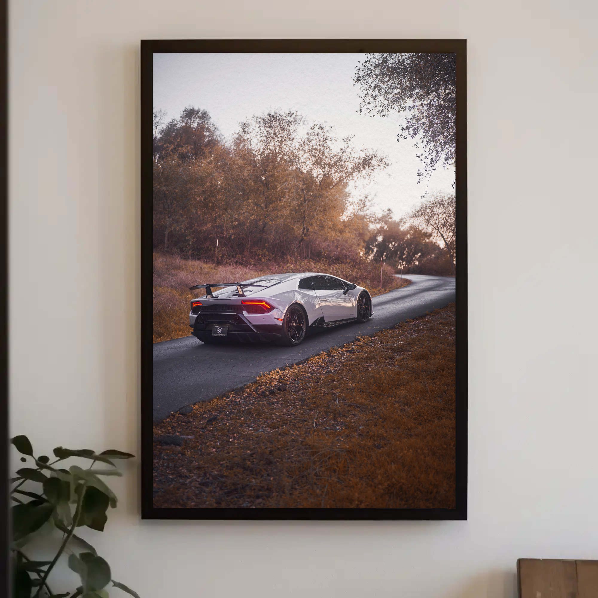 Lamborghini Huracan Automotive Car Poster #004 - Throttle Designs