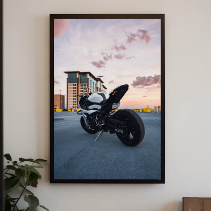 BMW S1000RR Motorcycle Poster #065 - Throttle Designs