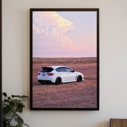 Subaru WRX STI Automotive Car Poster #021 - Throttle Designs