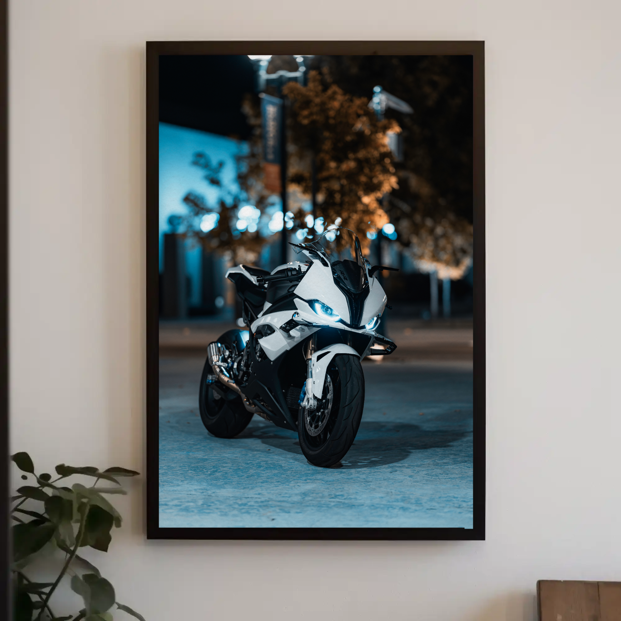 BMW S1000RR Motorcycle Poster #034 - Throttle Designs