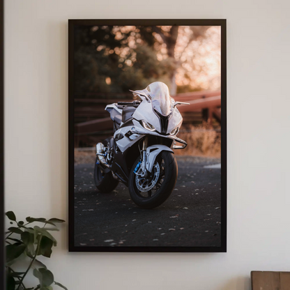 BMW S1000RR Motorcycle Poster #012 - Throttle Designs