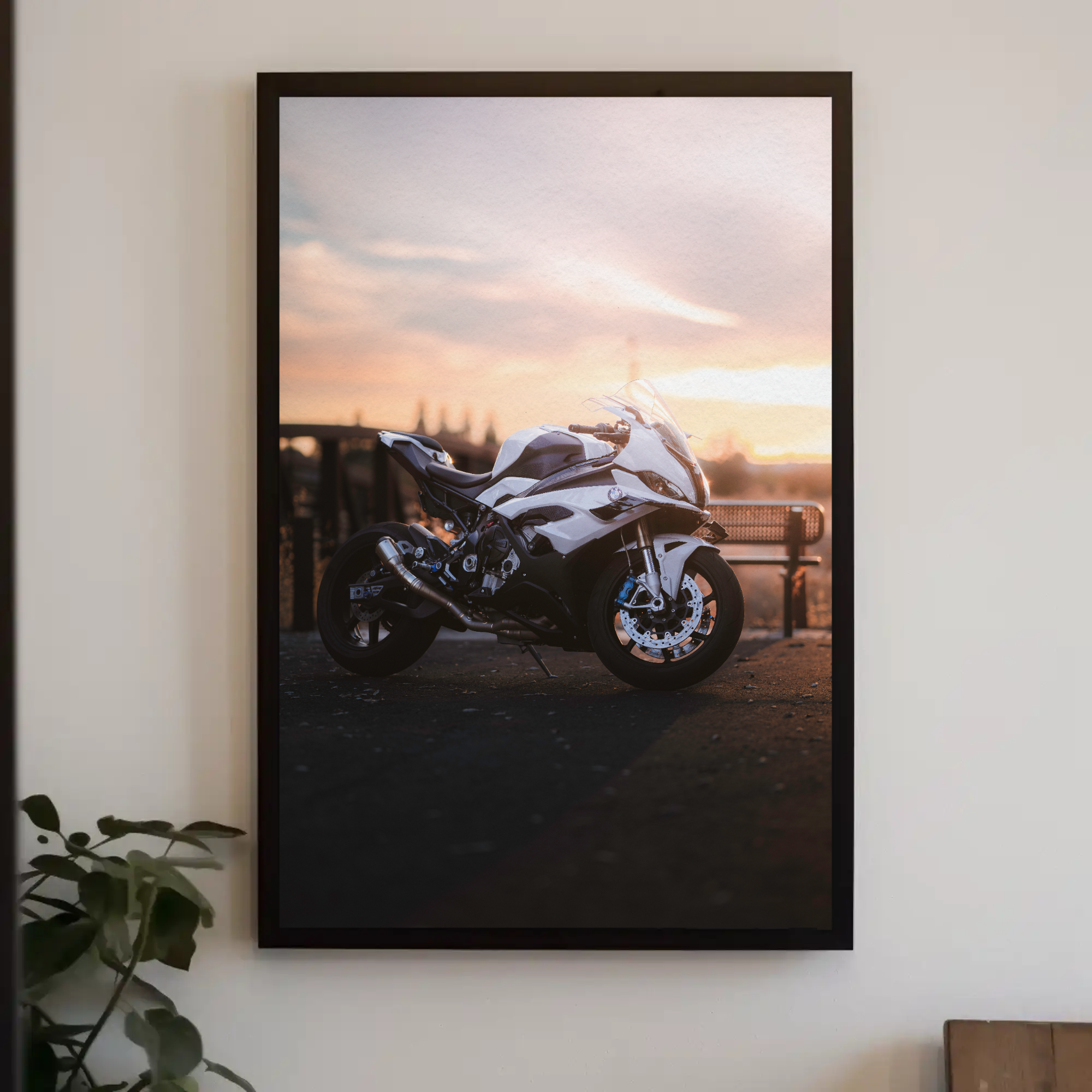 BMW S1000RR Motorcycle Poster #004 - Throttle Designs