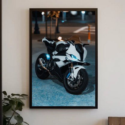 BMW S1000RR Motorcycle Poster #040 - Throttle Designs