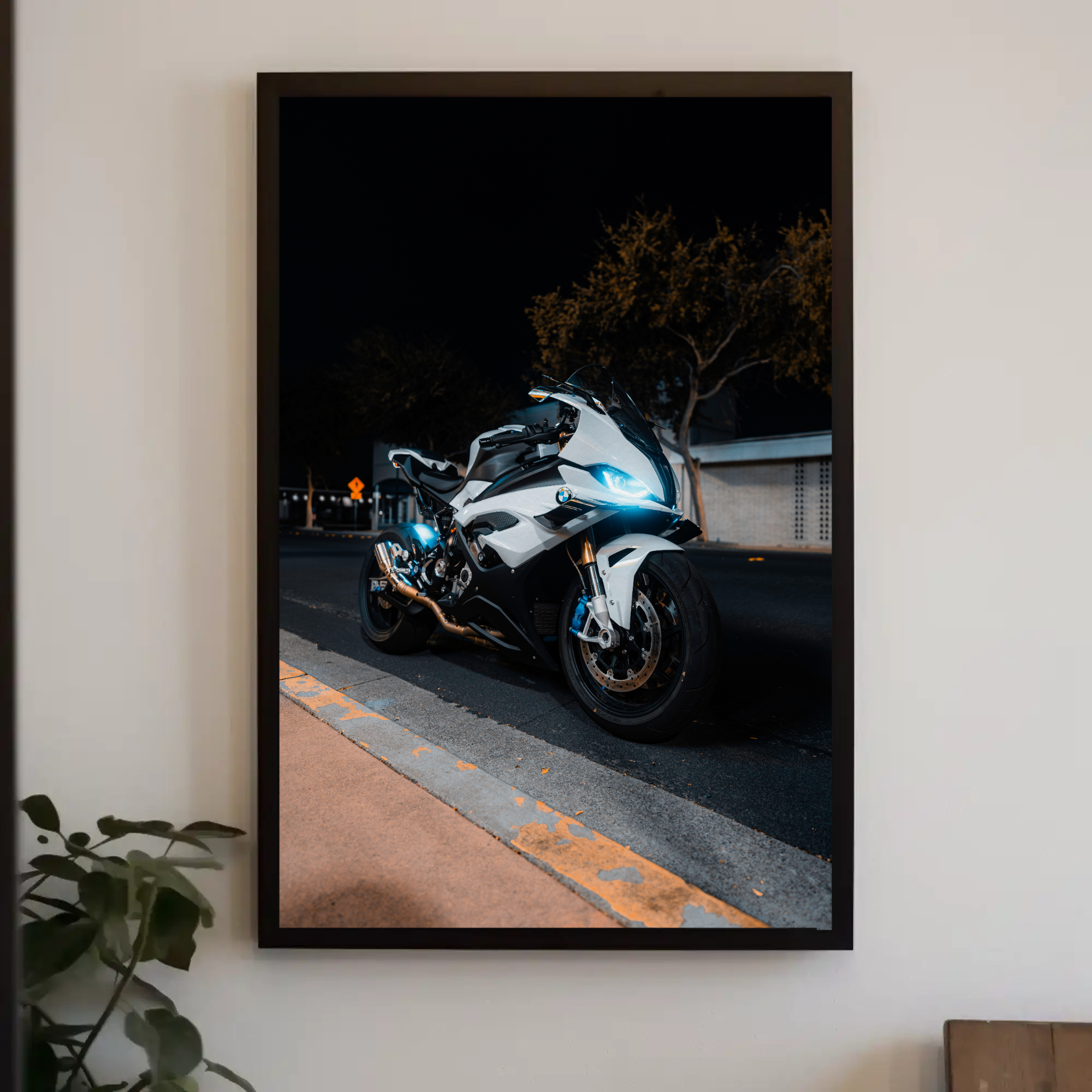 BMW S1000RR Motorcycle Poster #027 - Throttle Designs