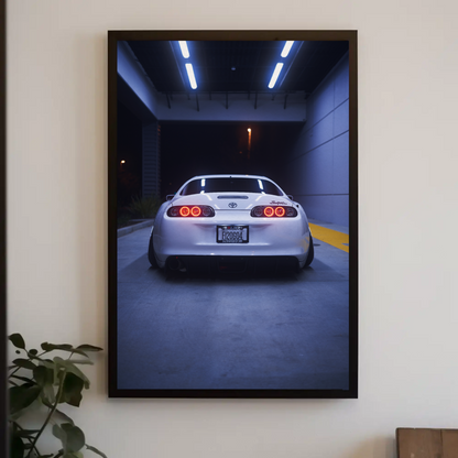 Toyota Supra MK4 Automotive Car Poster #006 - Throttle Designs