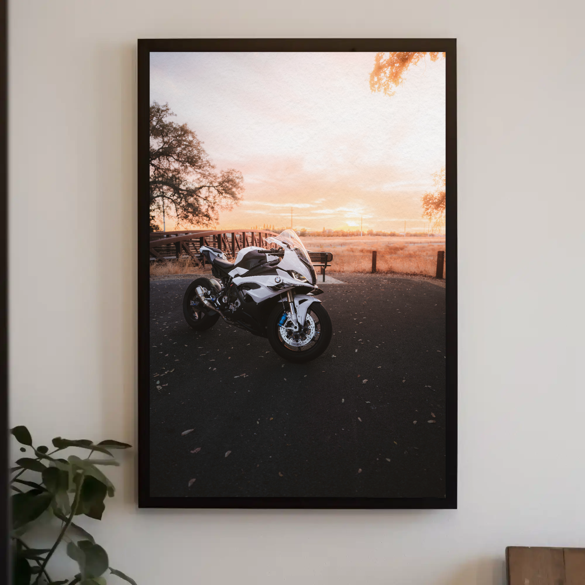 BMW S1000RR Motorcycle Poster #011 - Throttle Designs