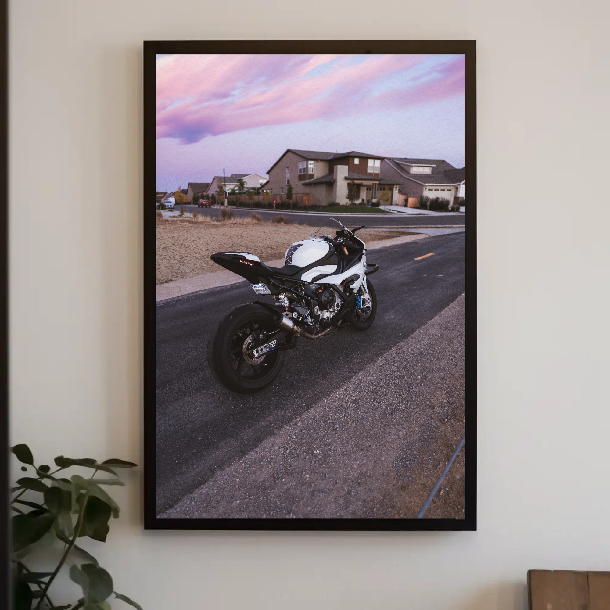 BMW S1000RR Motorcycle Poster #005 - Throttle Designs