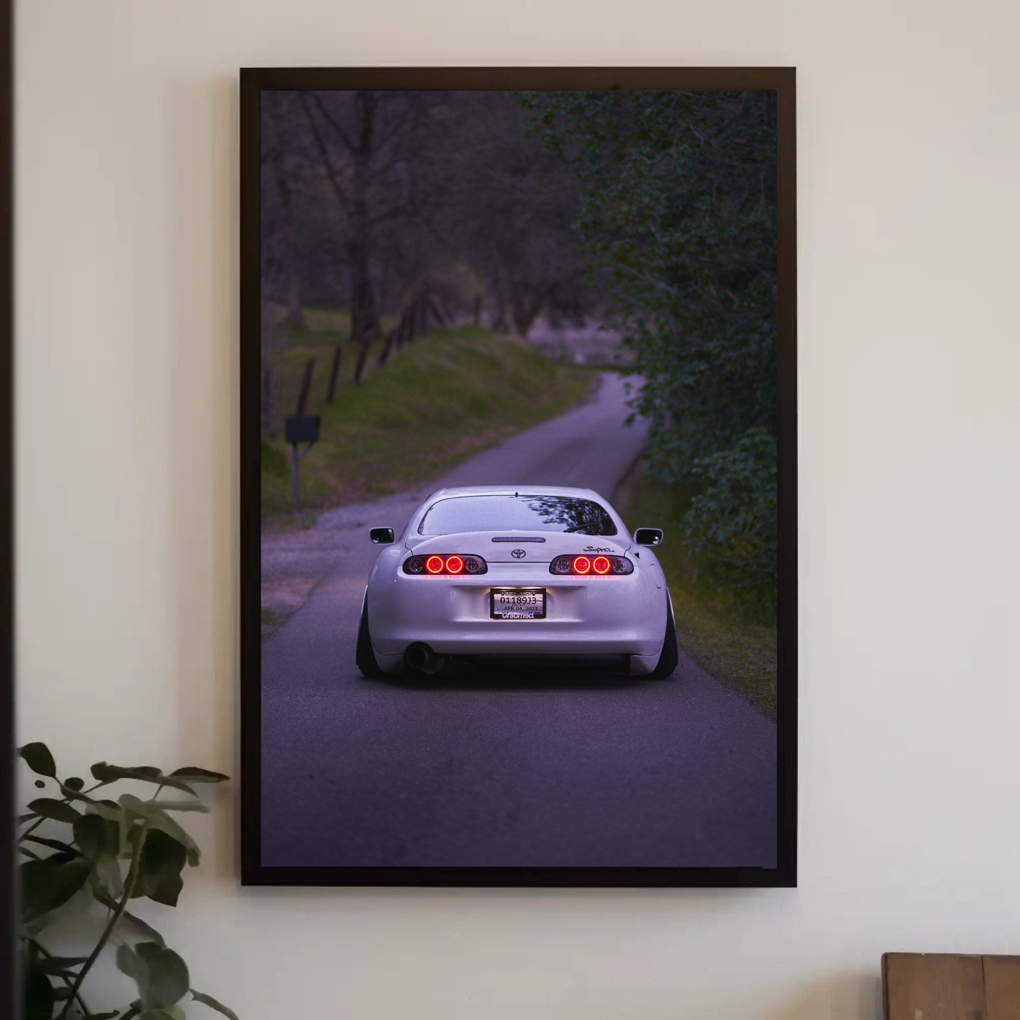 Toyota Supra MK4 Automotive Car Poster #022 - Throttle Designs