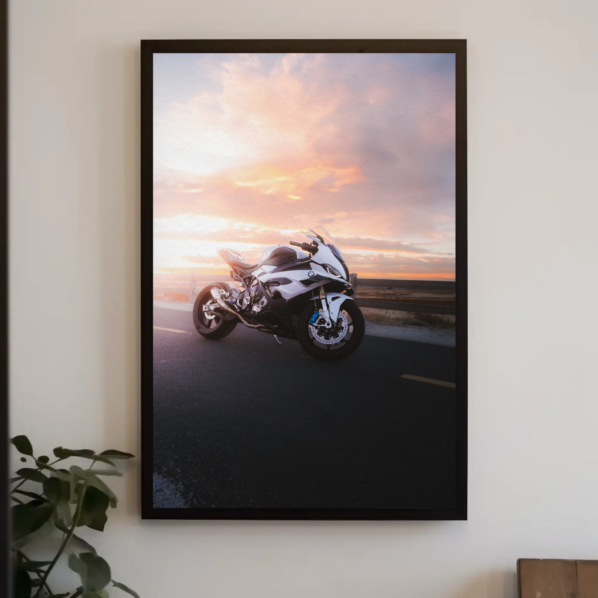 BMW S1000RR Motorcycle Poster #019 - Throttle Designs