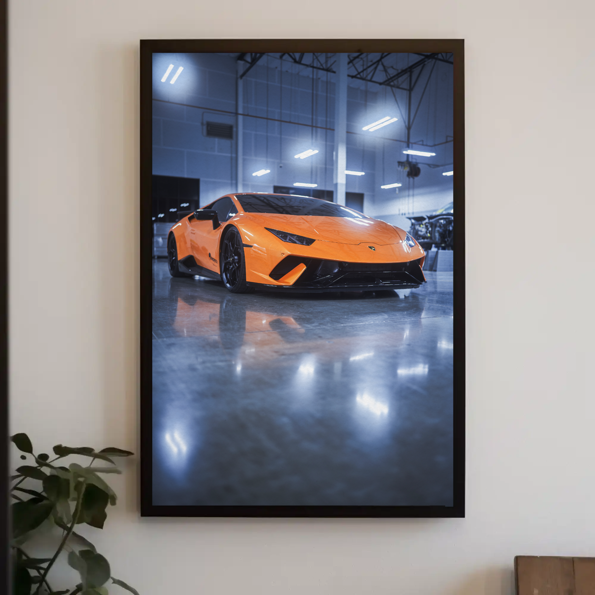 Lamborghini Huracan Automotive Car Poster #016 - Throttle Designs