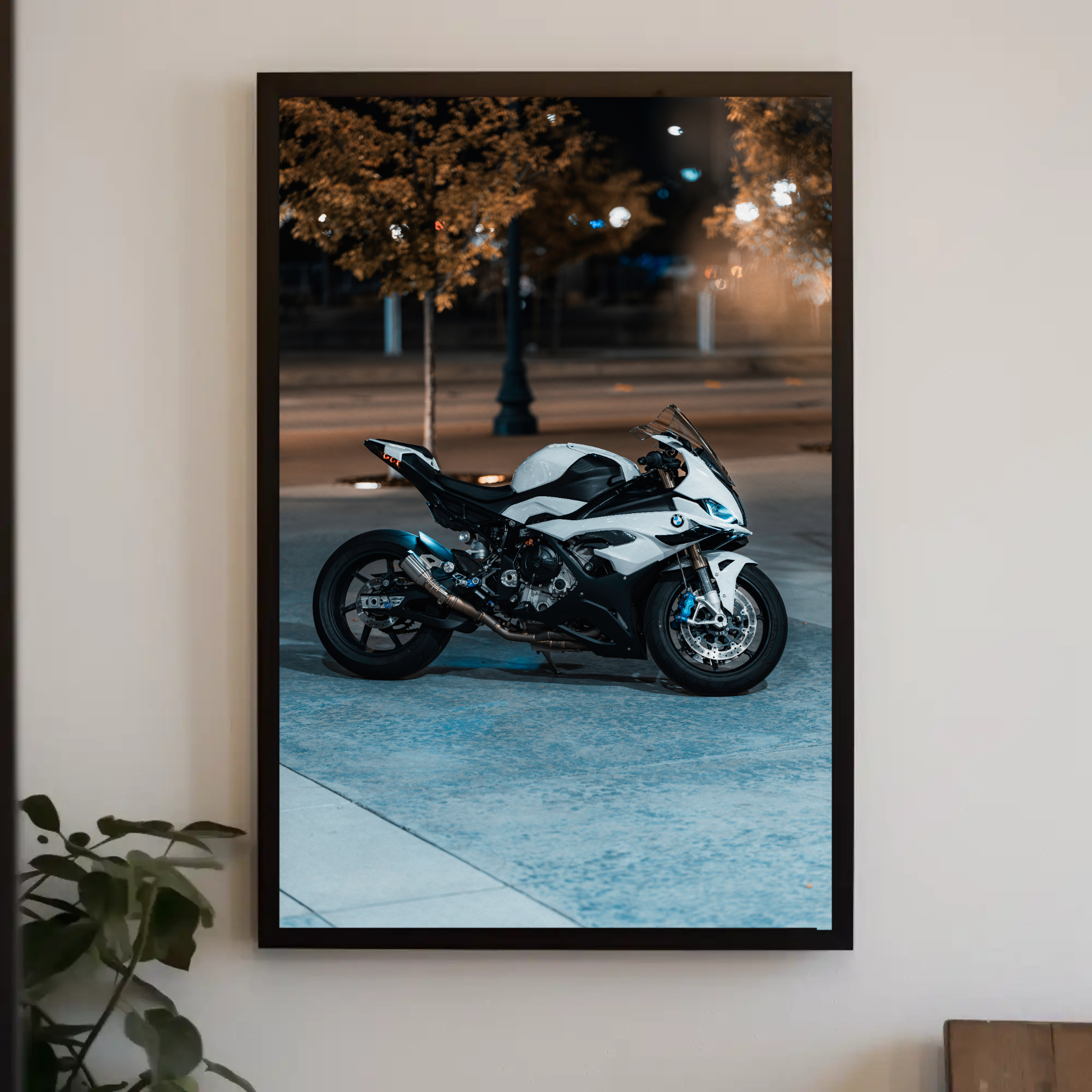 BMW S1000RR Motorcycle Poster #036 - Throttle Designs