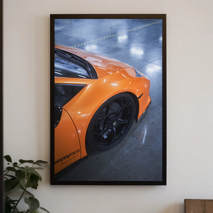 Lamborghini Huracan Automotive Car Poster #014 - Throttle Designs