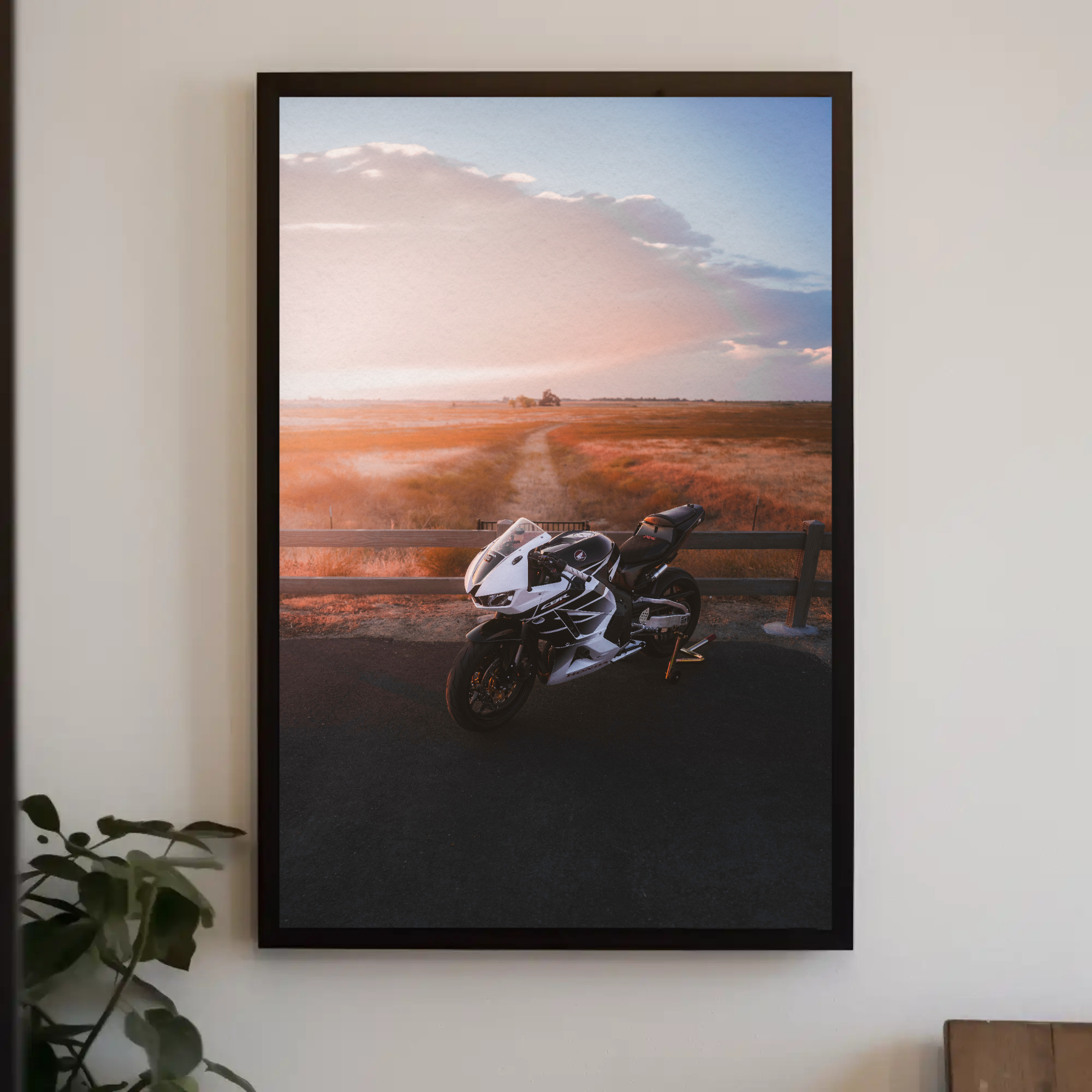 Honda CBR600RR Motorcycle Poster #001 - Throttle Designs