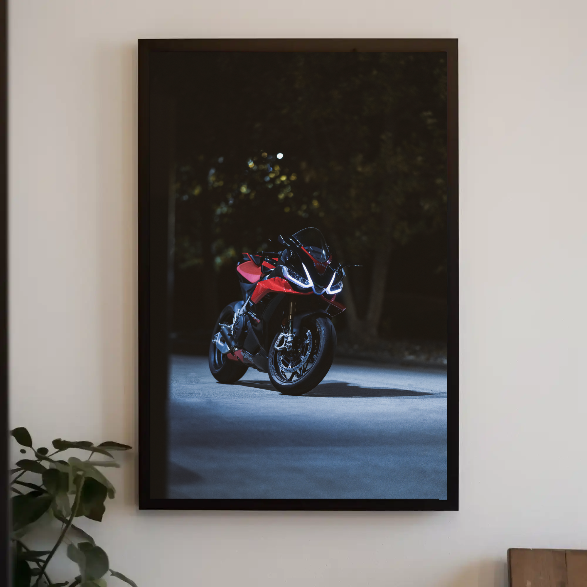 Aprilia RSV4 1100 Factory Motorcycle Poster #010 - Throttle Designs