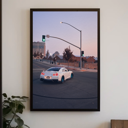 Nissan GTR R35 Automotive Car Poster #002 - Throttle Designs