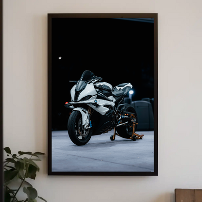 BMW S1000RR Motorcycle Poster #015 - Throttle Designs