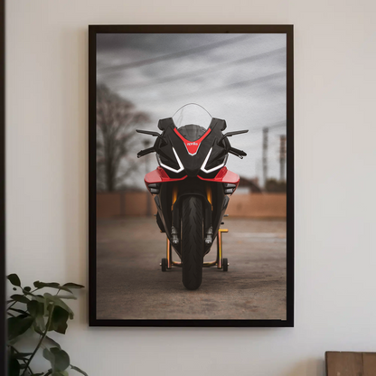 Aprilia RSV4 1100 Factory Motorcycle Poster #021 - Throttle Designs