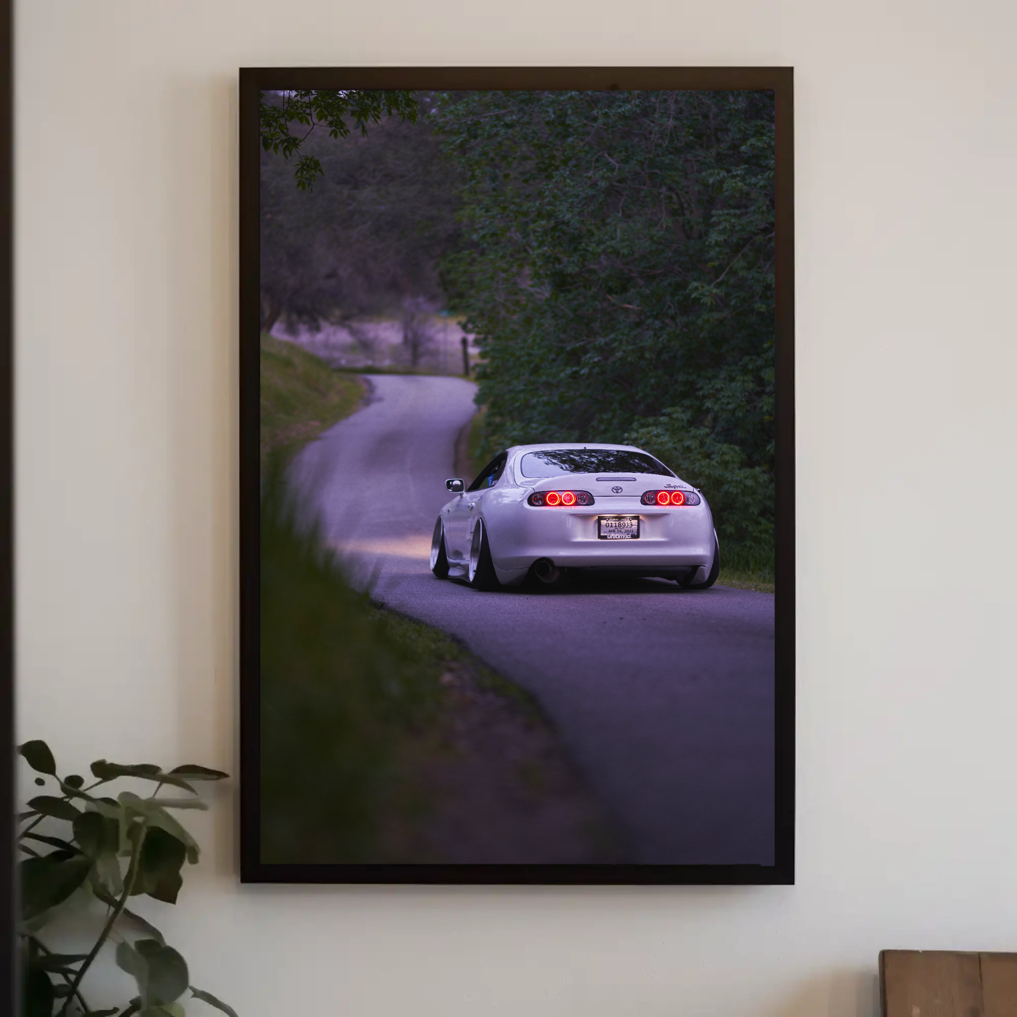 Toyota Supra MK4 Automotive Car Poster #024 - Throttle Designs