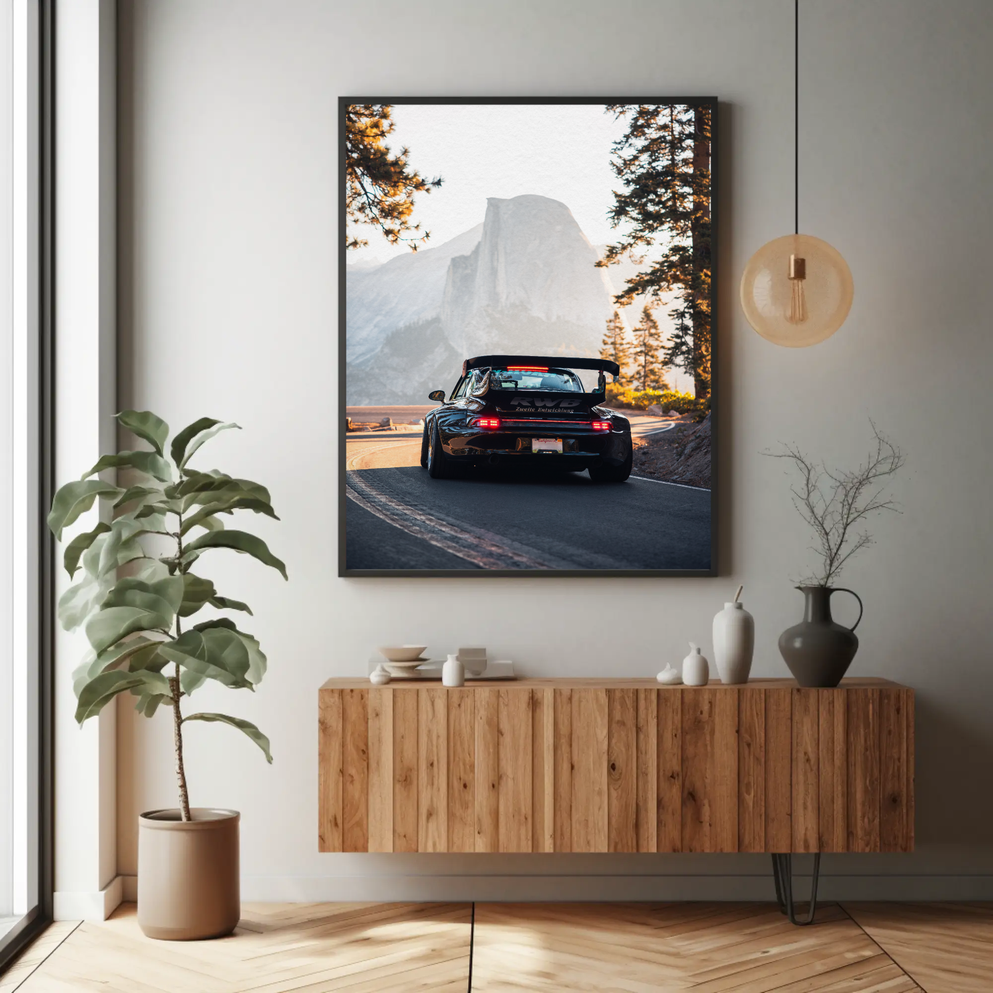 Stunning RWB Porsche 911 Art Print #003 for Car Lovers and Collectors - Throttle Designs