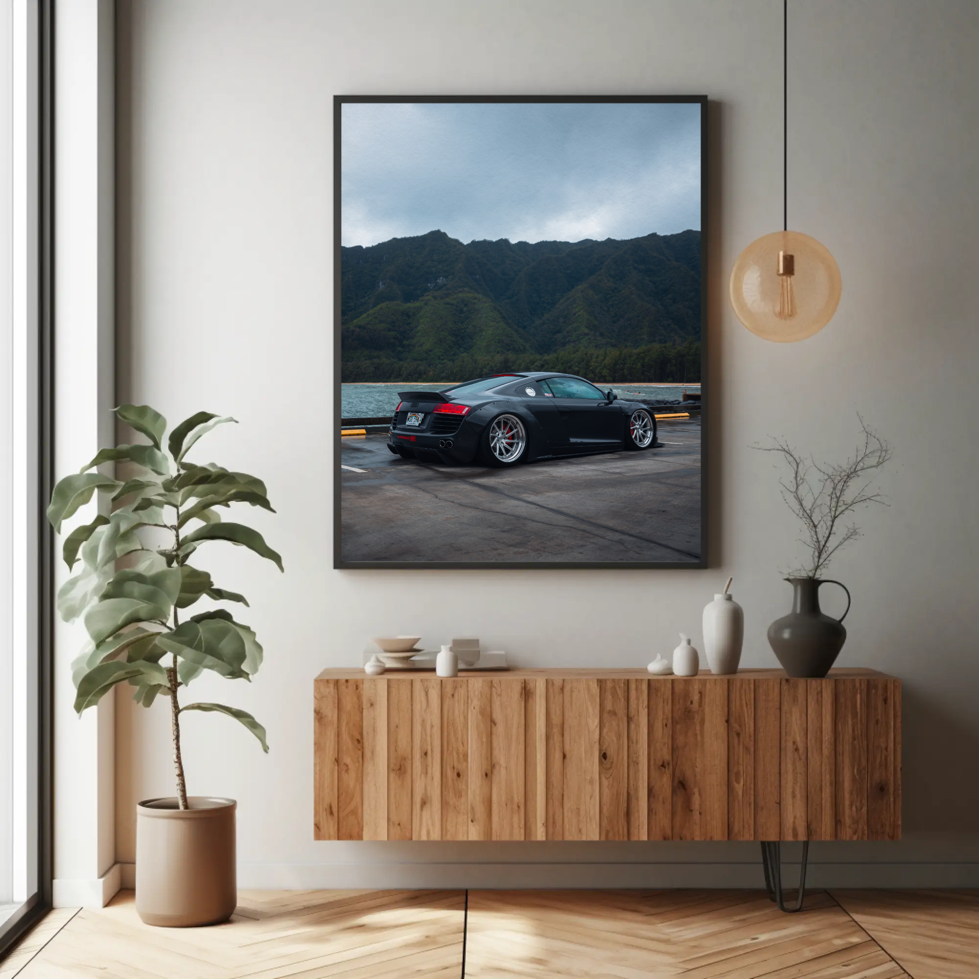 Audi R8 Supercar Wall Art Masterpiece #001 - Throttle Designs