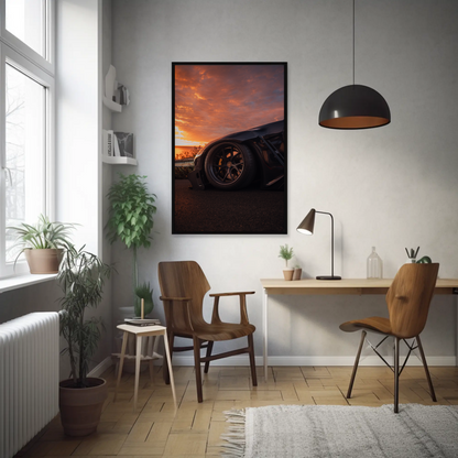 Sleek Nissan GTR R35 Wall Art Poster #020 for Car Enthusiasts