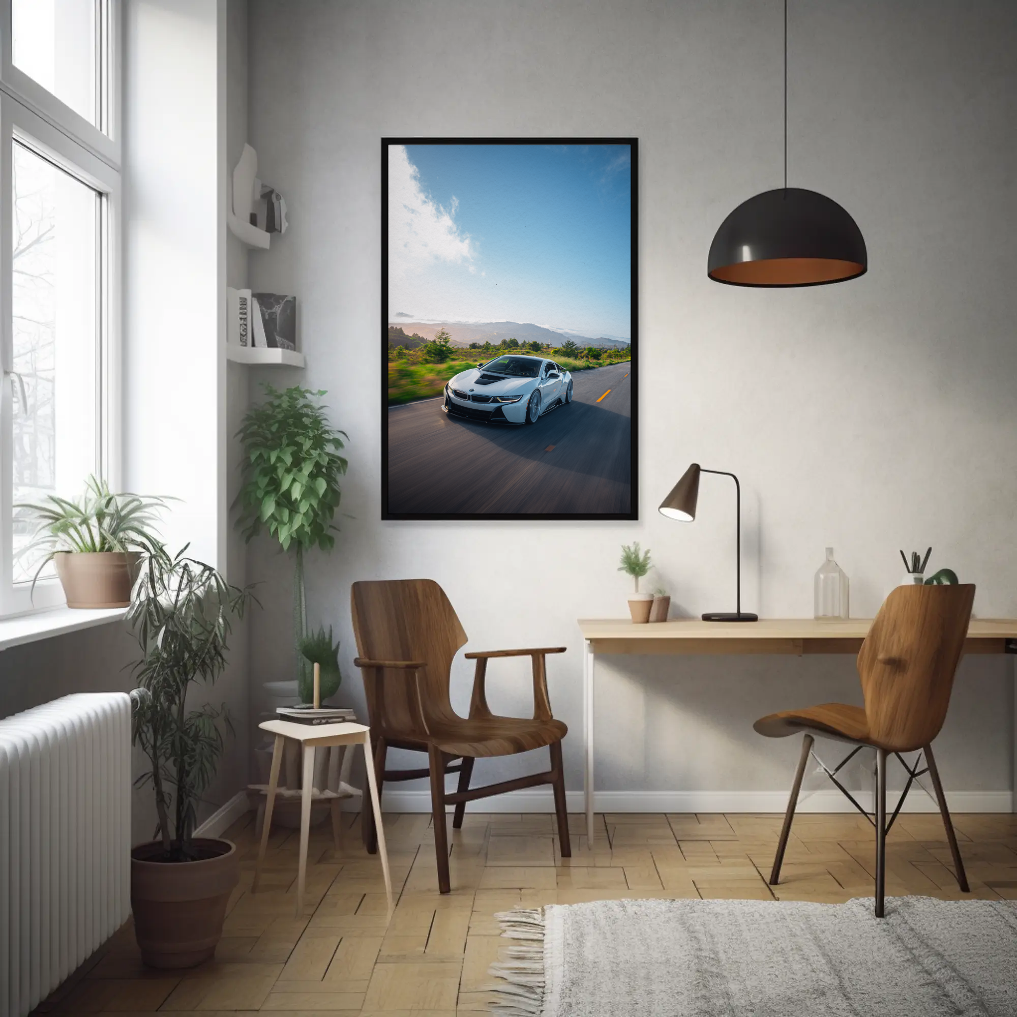 BMW i8 Car Art Print Poster #001 - Stunning Wall Decor for Enthusiasts