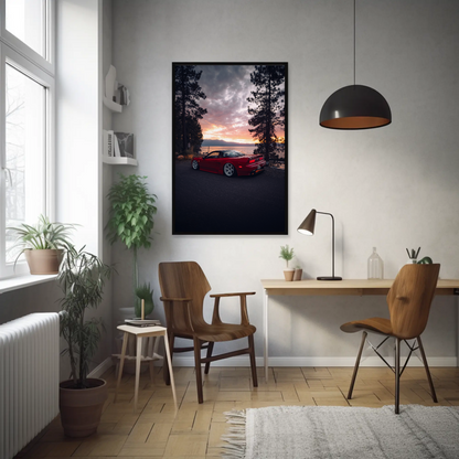 Acura NSX JDM Car Art Poster #007 - Sleek Wall Decor for Enthusiasts