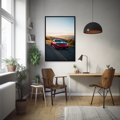 Toyota Supra Mk5 Wall Art Poster #010 - Premium Satin Print