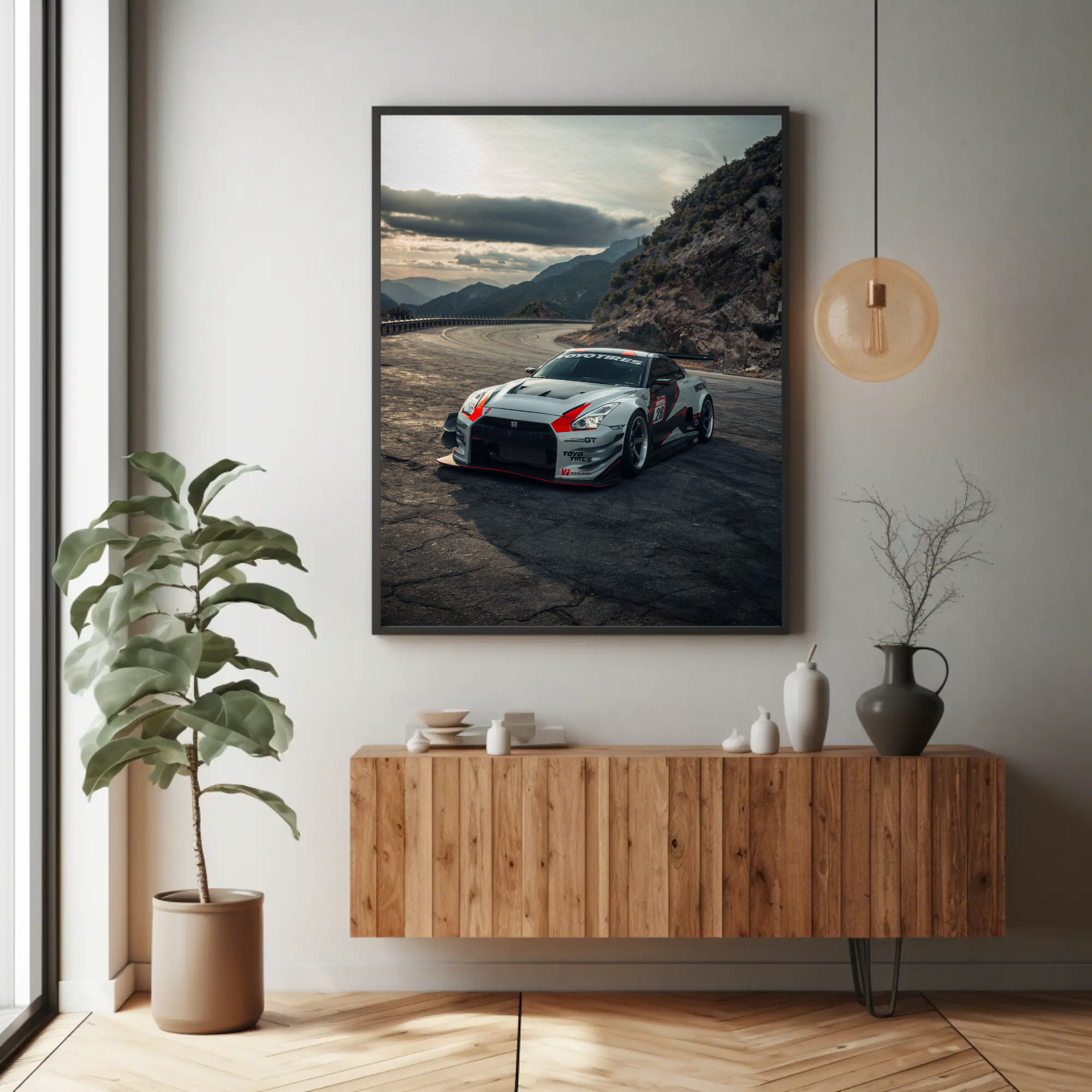 Nissan GTR R35 Automotive Art Poster #016 - Elevate Your Decor - Throttle Designs