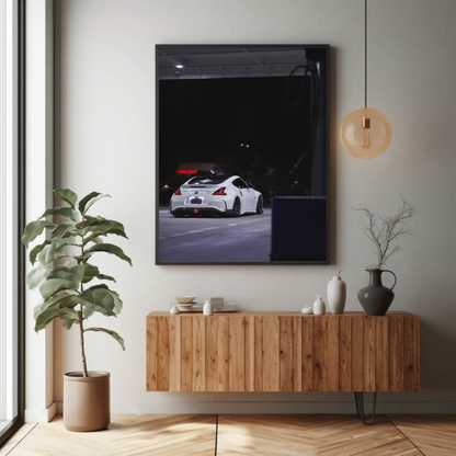 Nissan 370z Automotive Car Poster #001 - Throttle Designs