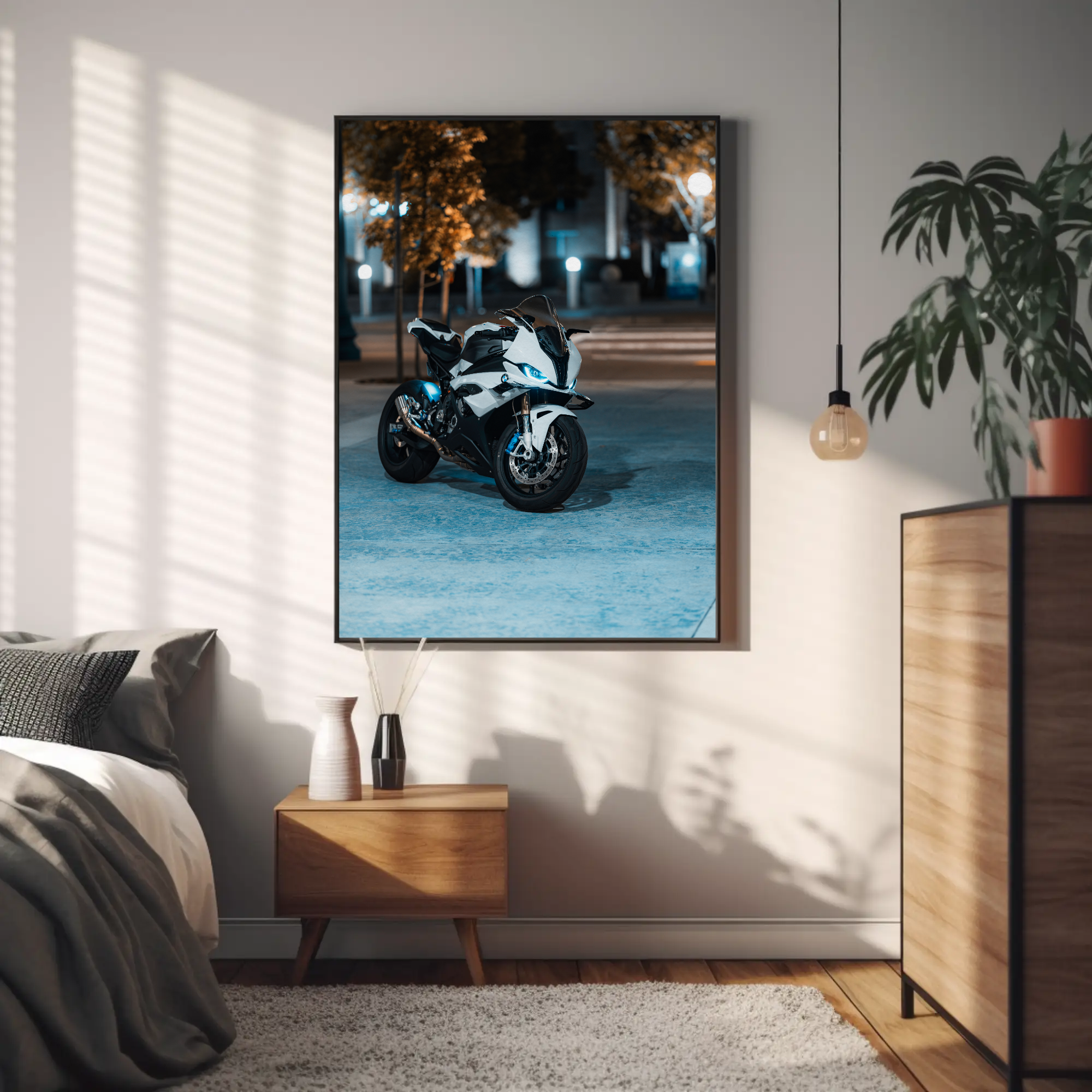 BMW S1000RR Motorcycle Poster #035 - Throttle Designs