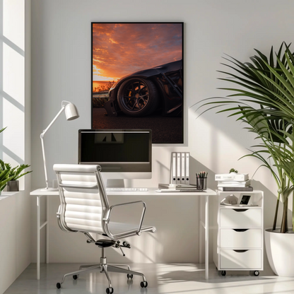 Sleek Nissan GTR R35 Wall Art Poster #020 for Car Enthusiasts