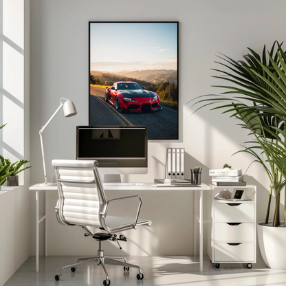 Toyota Supra Mk5 Wall Art Poster #010 - Premium Satin Print