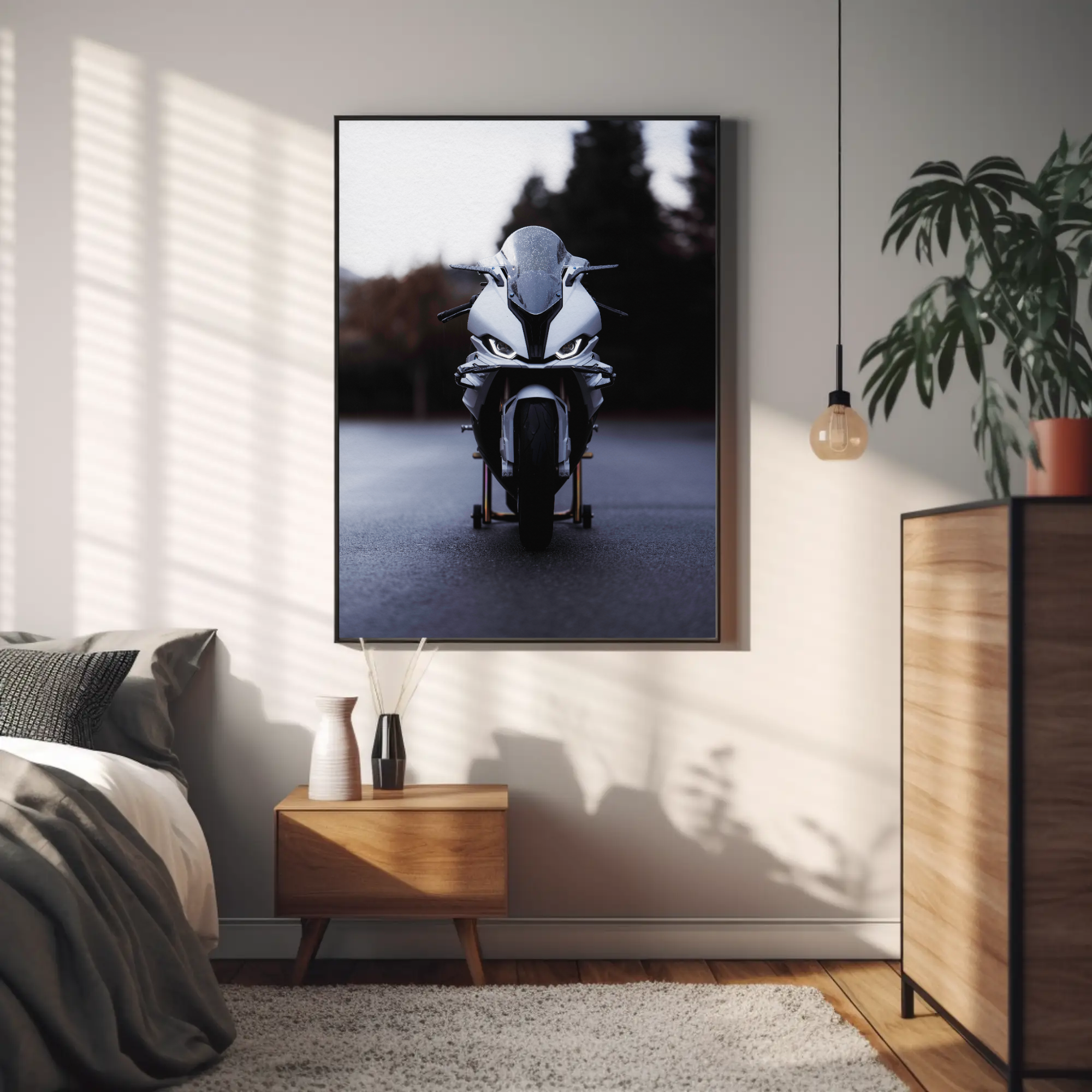 BMW S1000RR Motorcycle Poster #070 - Throttle Designs