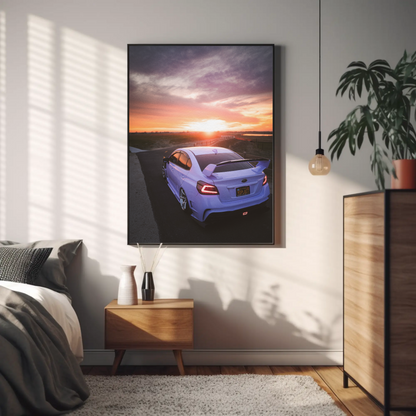 Subaru WRX Automotive Car Poster #021 - Throttle Designs